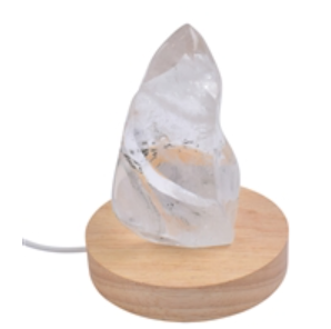 Rund lysbase til krystaltårne mm. 8 cm 2