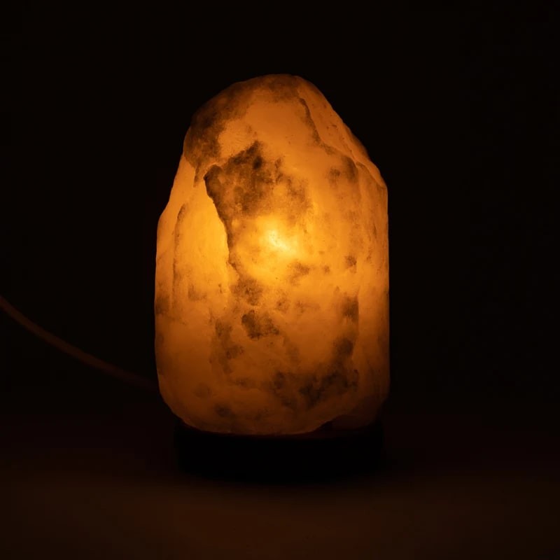 Salt krystal Lampe Hvid 2