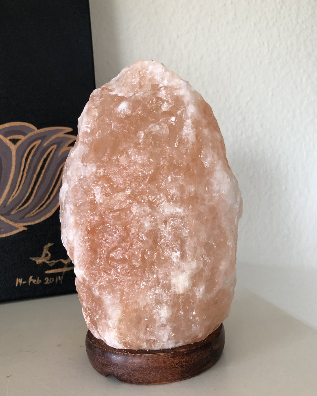 Salt krystal lampe - XXL