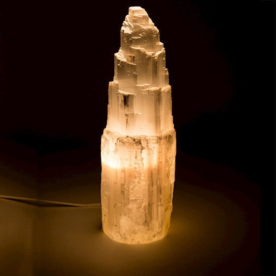 Selenit lampe 37 - 40 cm 3