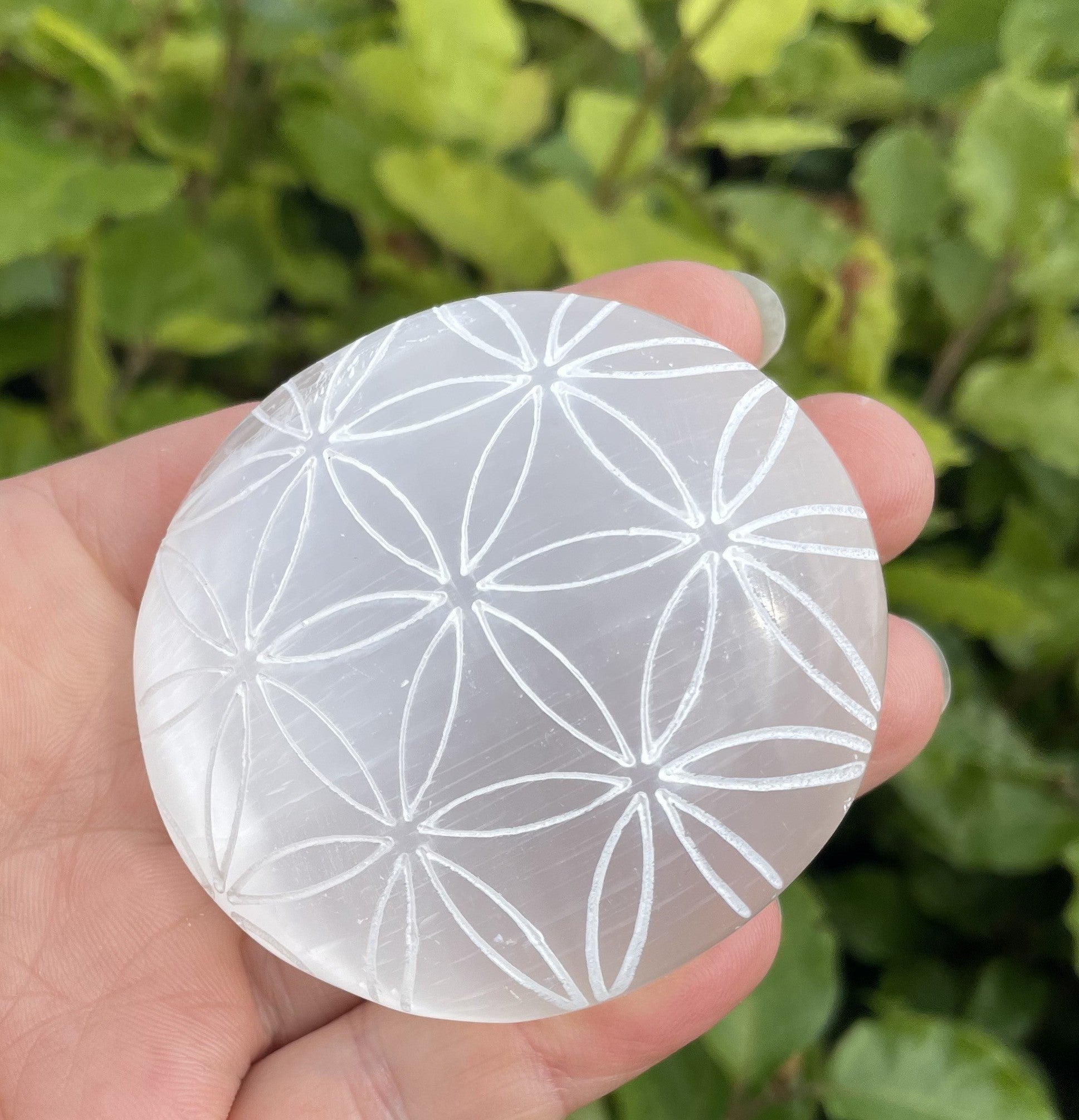 Selenit soap stone livets blomst