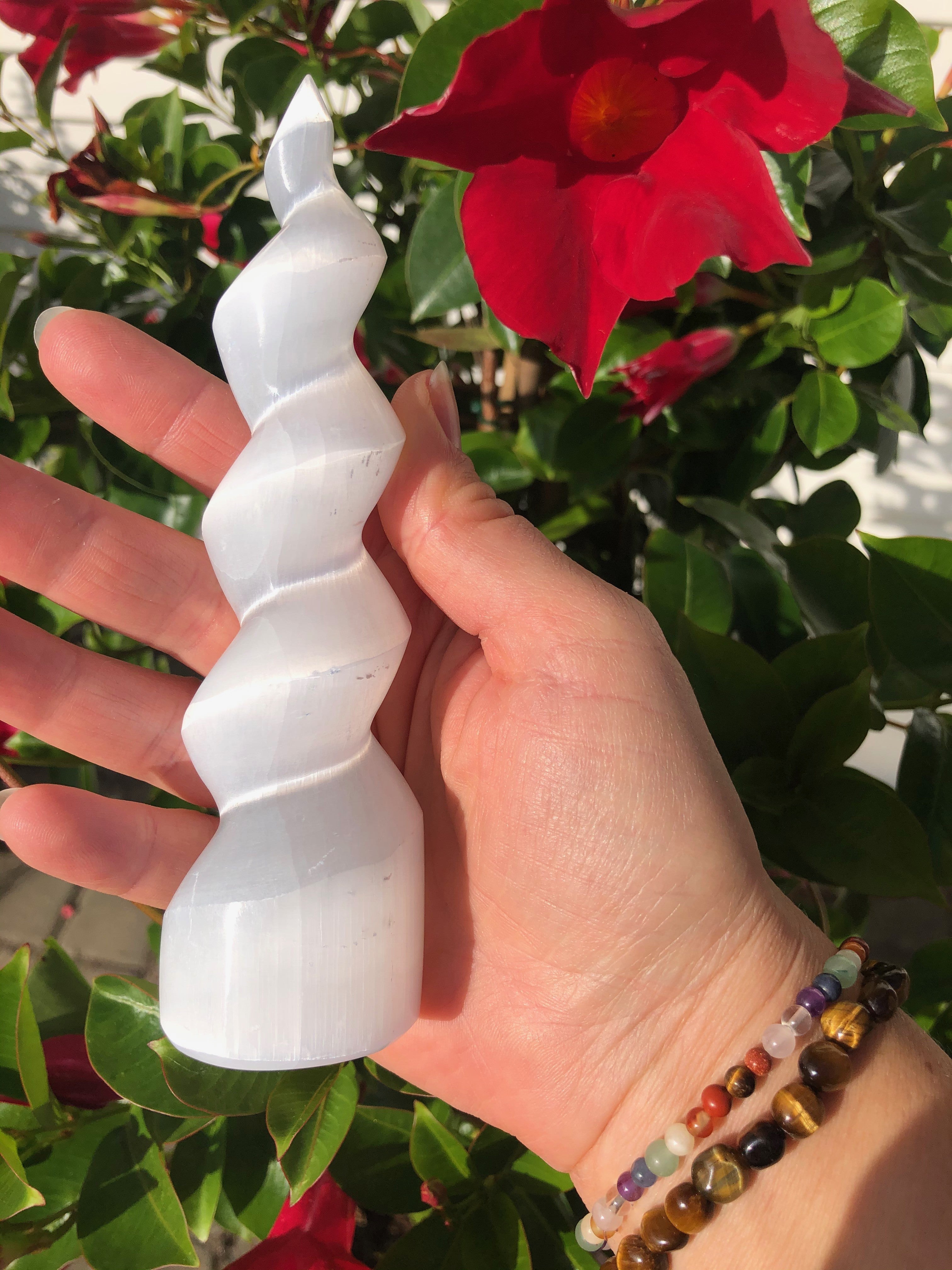 Selenit spiral 15 cm 2