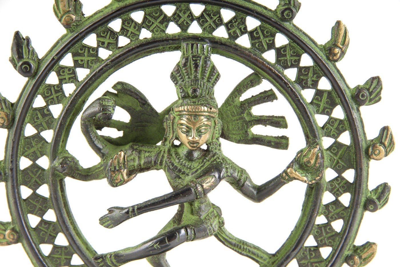 Shiva 15 cm messing 2