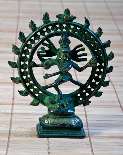Shiva 15 cm messing 3