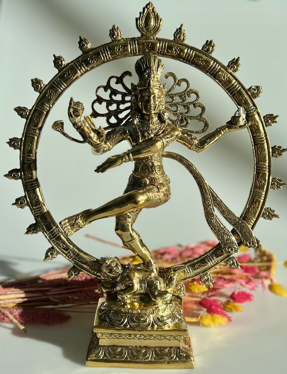 Shiva Nataraja guld - 34 cm 1