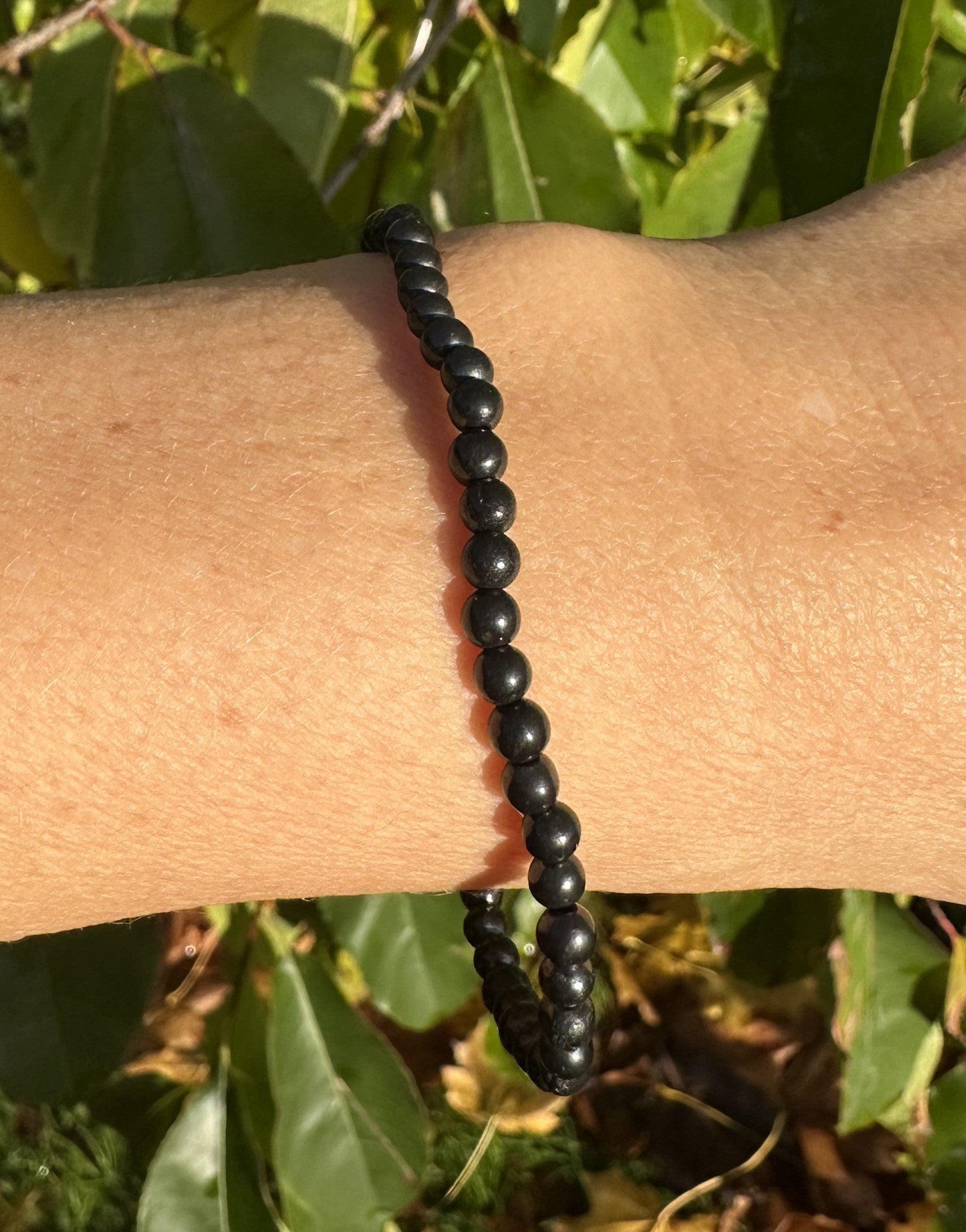 Shungit armbånd - 4 mm. 3