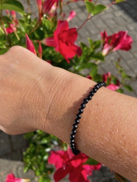 Shungit armbånd - 4 mm. 4