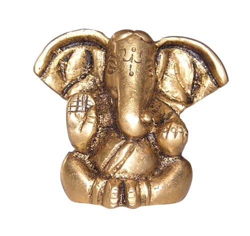 Siddende Ganesha - 3 cm
