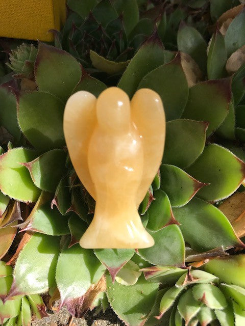 Orange calcit Engel 3,5 cm 1
