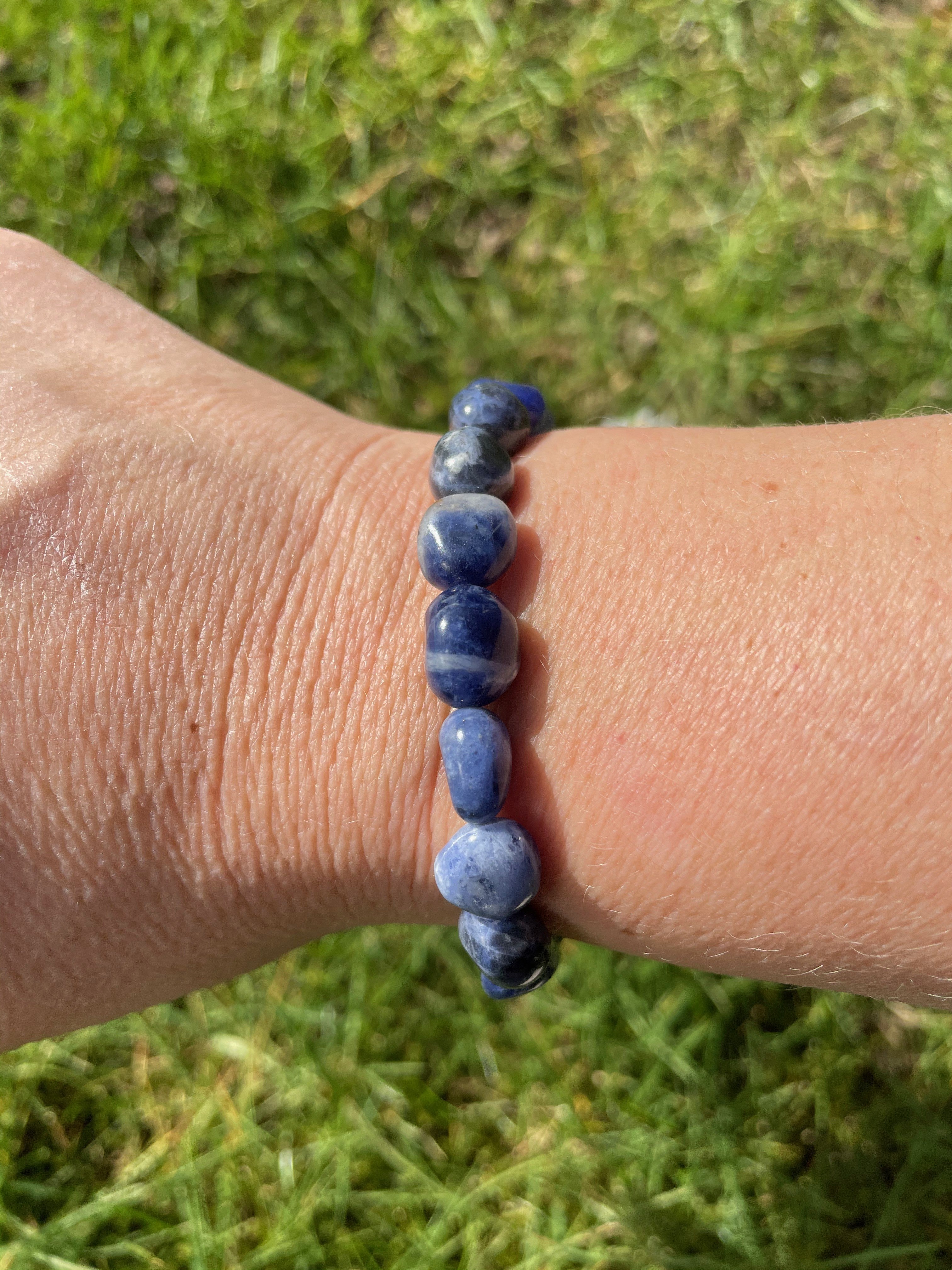Sodalit - Armbånd 8 - 10 mm