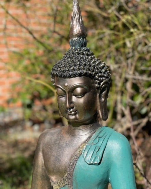 Stor siddende Buddha 72,5cm 2
