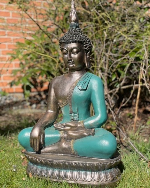 Stor siddende Buddha 72,5cm 3