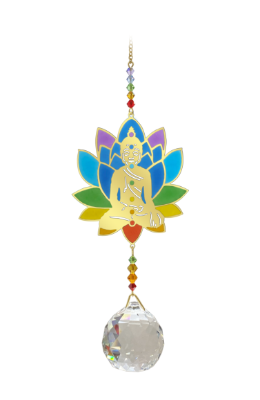 Swarovski - Buddha - Guld 1