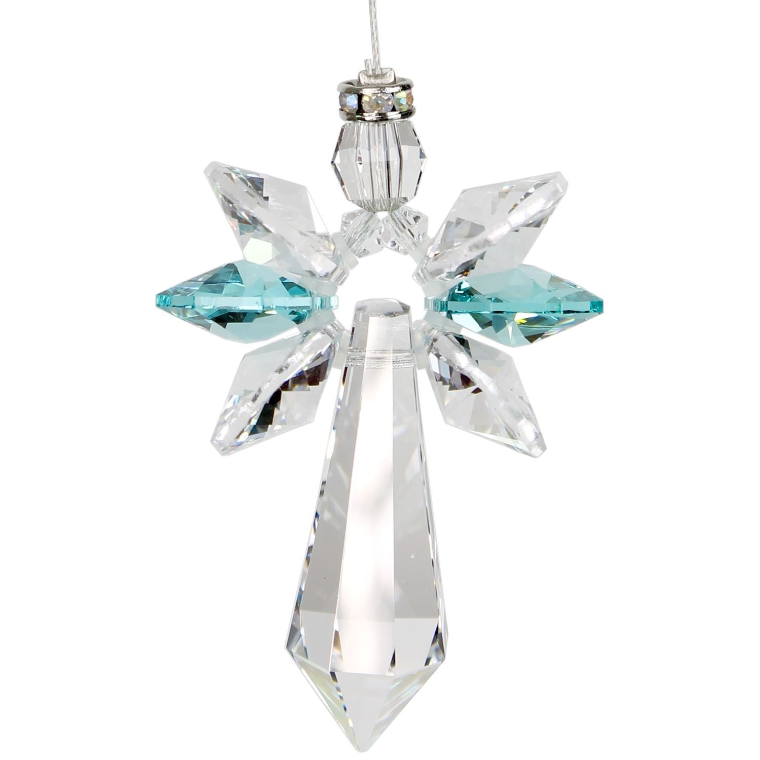 Swarovski krystal engel i tyrkis 1