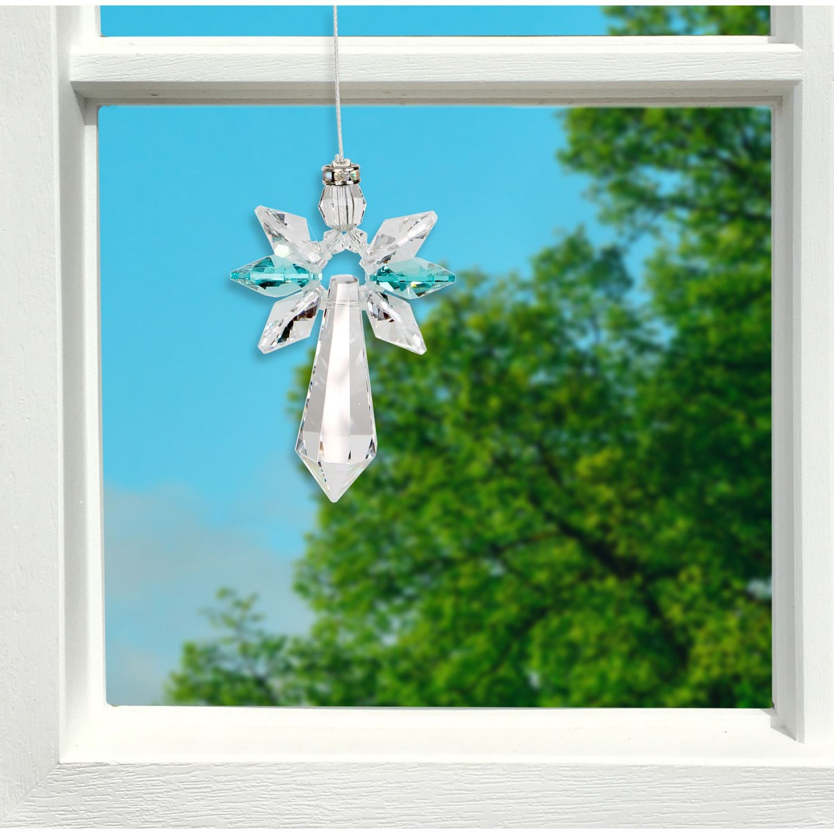 Swarovski krystal engel i tyrkis 3