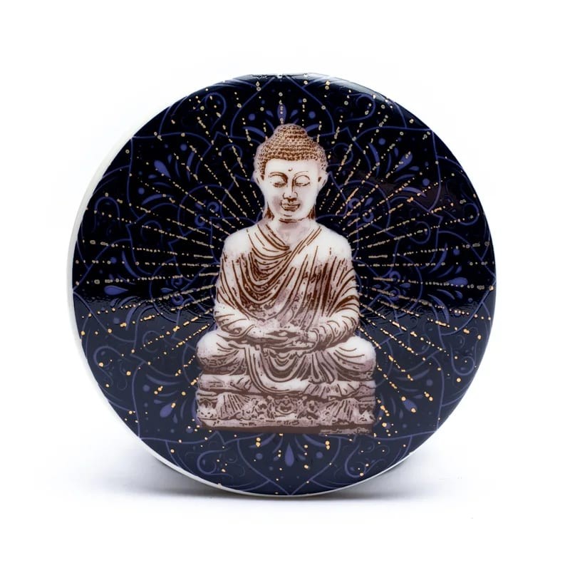 Te gaveæske m. krus, si og låg - Buddha 4