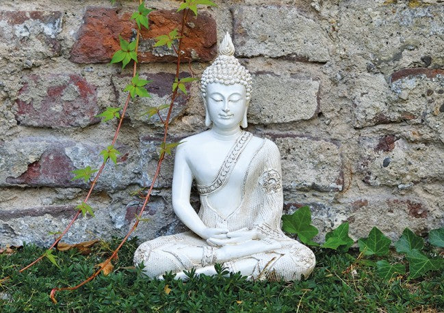 Thailandsk Buddha hvid 1
