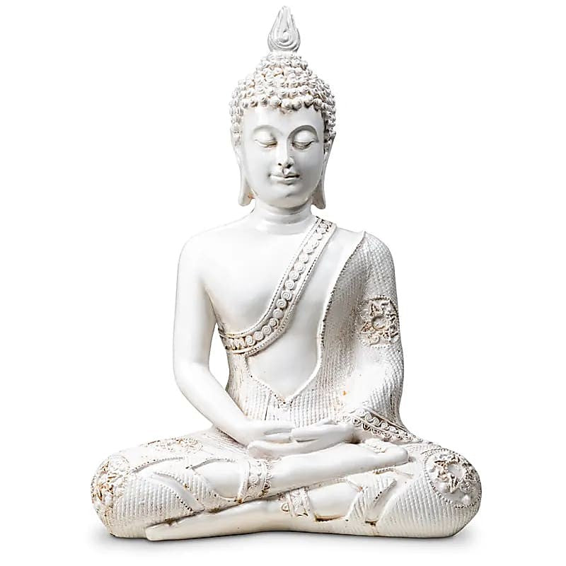 Thailandsk Buddha hvid 5