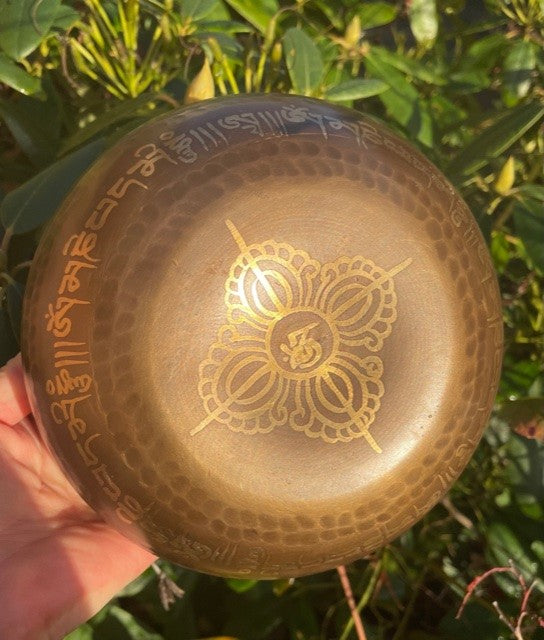 Tibetansk Syngeskål med Ganesha 3