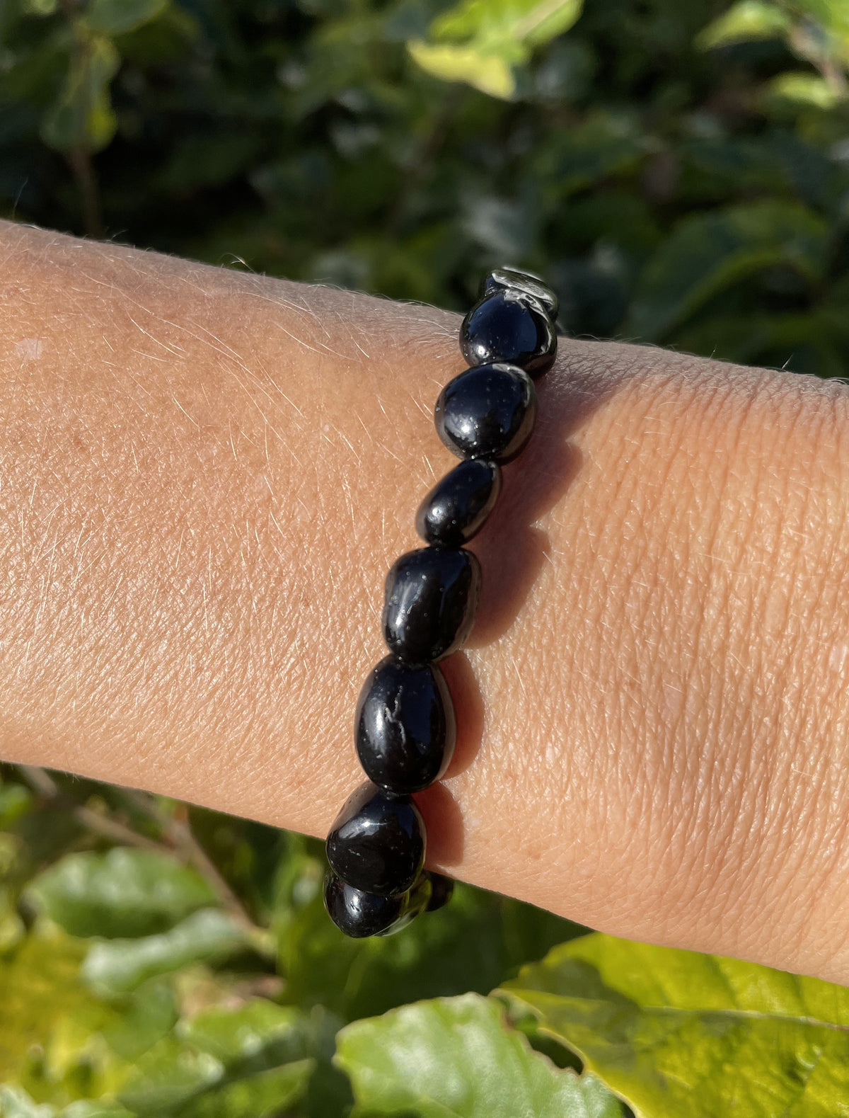 Turmalin armbånd sort