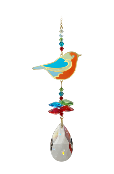 Swarovski - fugl - guld - ROBIN 1