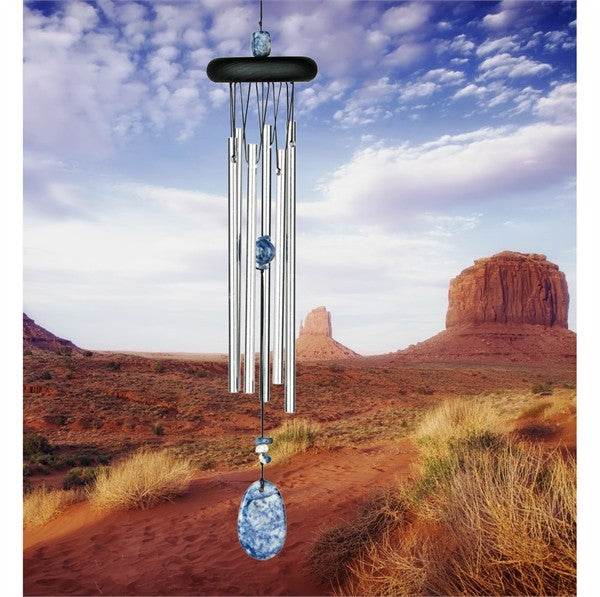 Woodstock chakra Lapis vindklokke 44 cm. 2