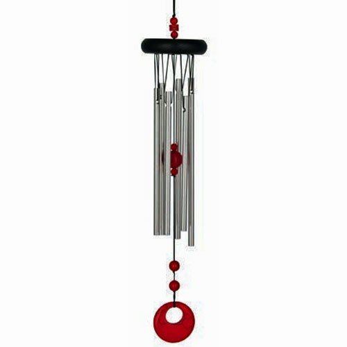 Woodstock chakra Red Coral vindklokke 44 cm. 3