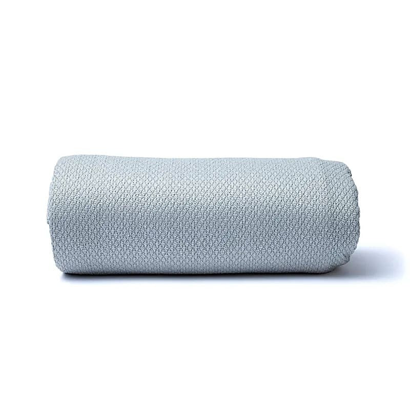 Yoga håndklæde - lysegrå 2