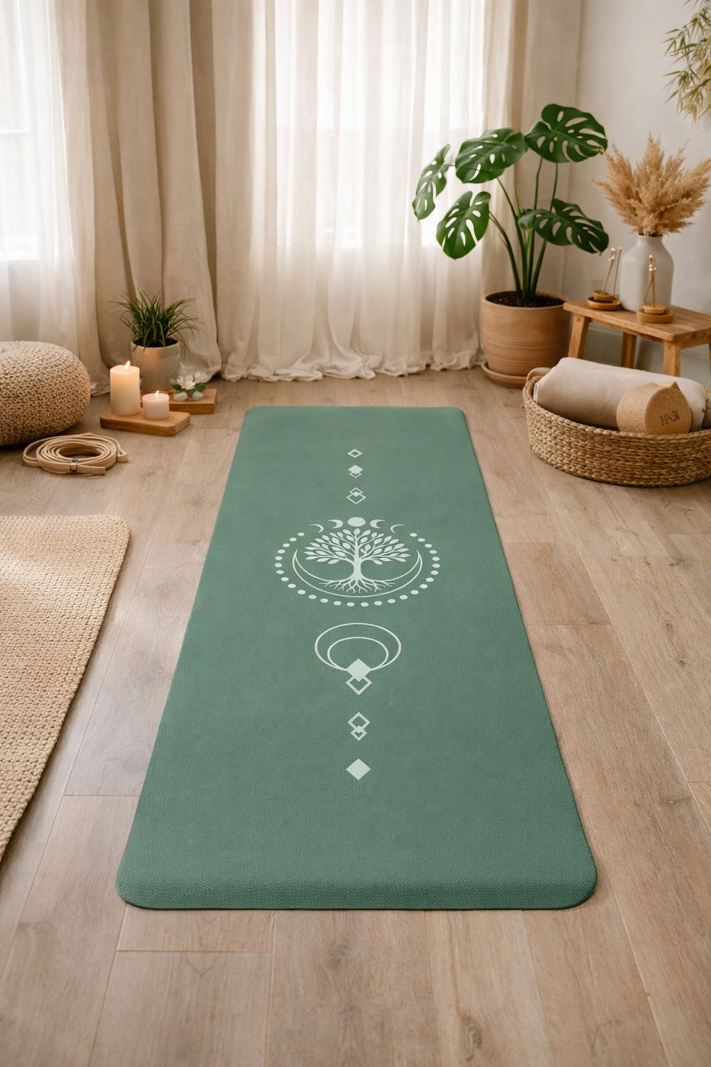 Yoga måtte - livets træ 1
