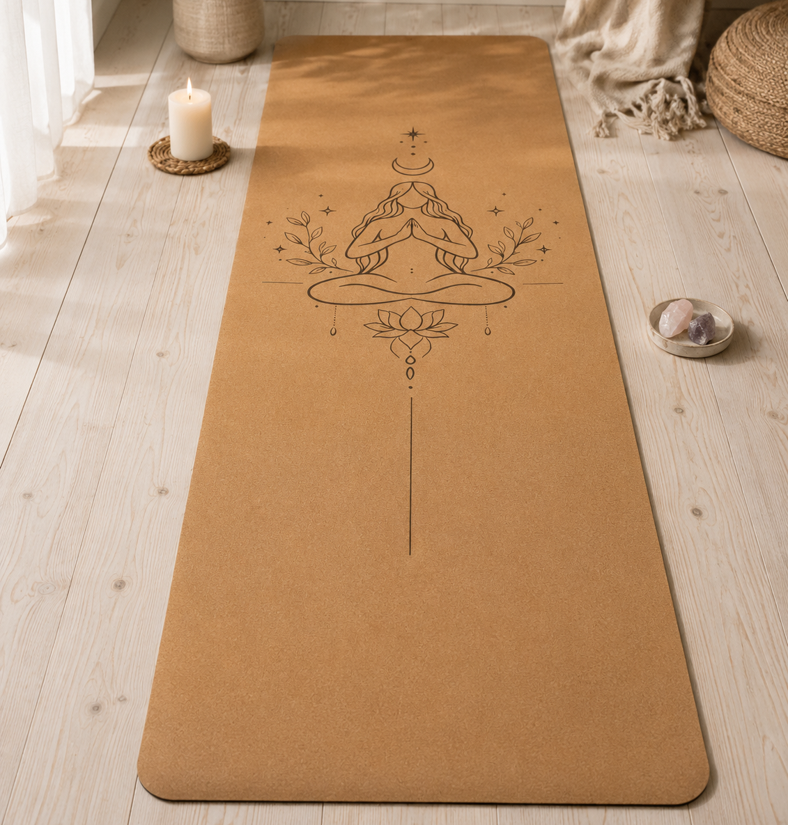 Yogamåtte Kork – Indre Ro