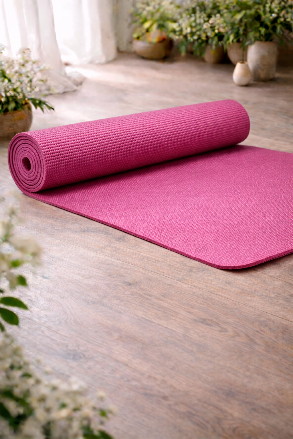 Yogi & Yogini yogamåtte - pink 1