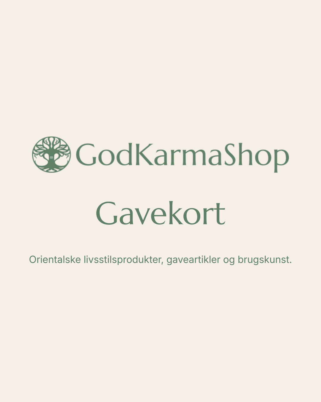 GodKarmaShop Gavekort
