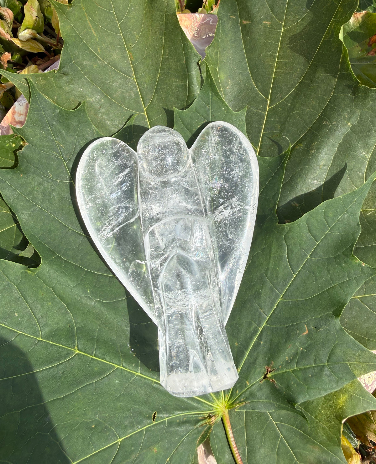 Bjergkrystal Engel 10 cm