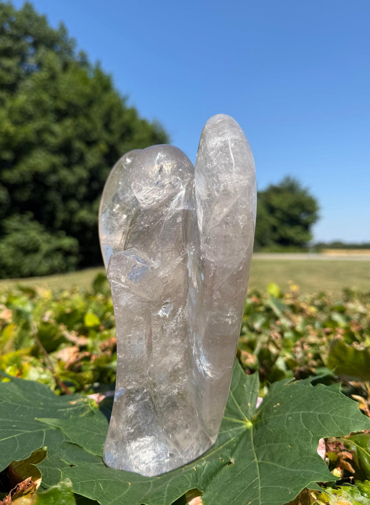 Bjergkrystal Engel 19 cm