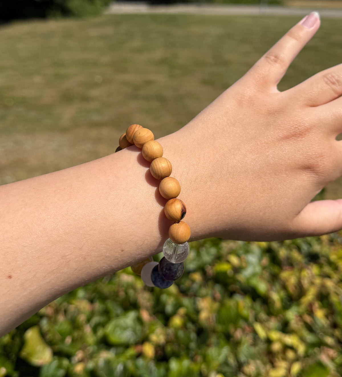 Chakraarmbånd m. de 7 chakra