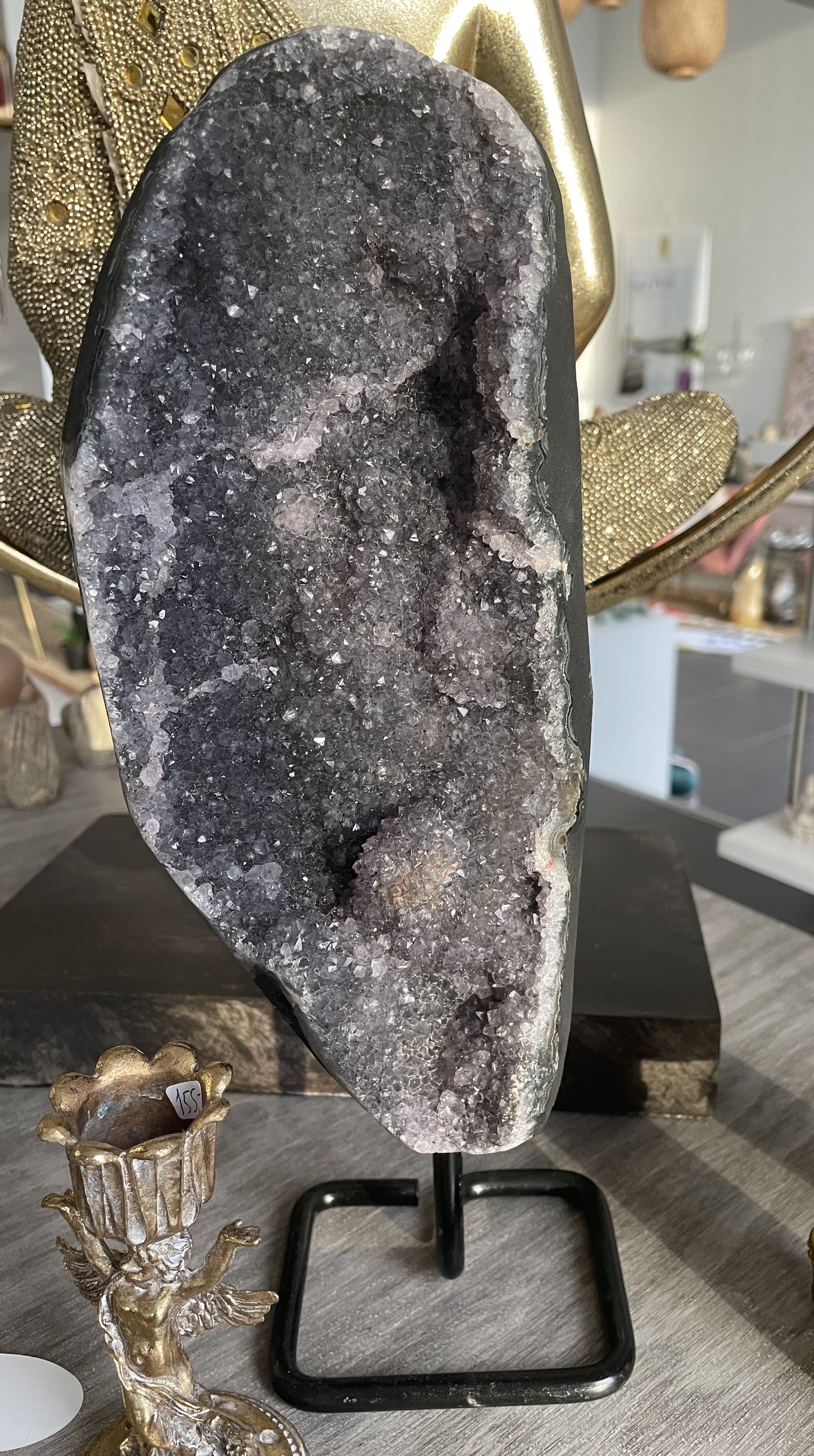 Ametyst på fod 32 cm 3