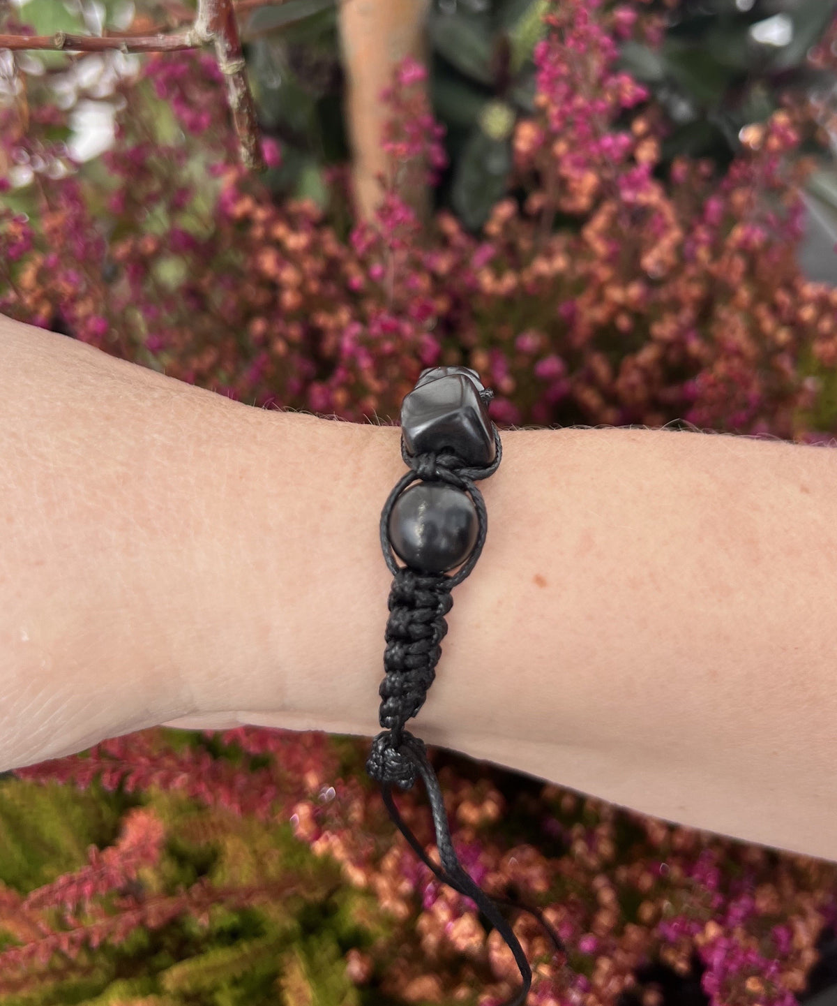 Armbånd Shungit - Shamballa 4