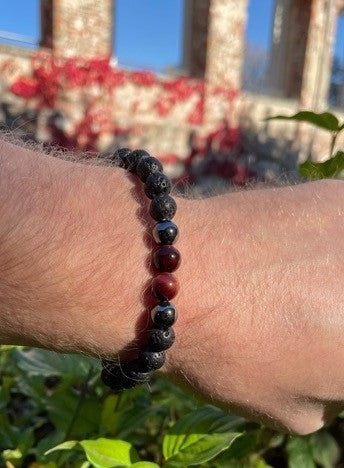 Armbånd til mænd - Lava - Okseøje 1