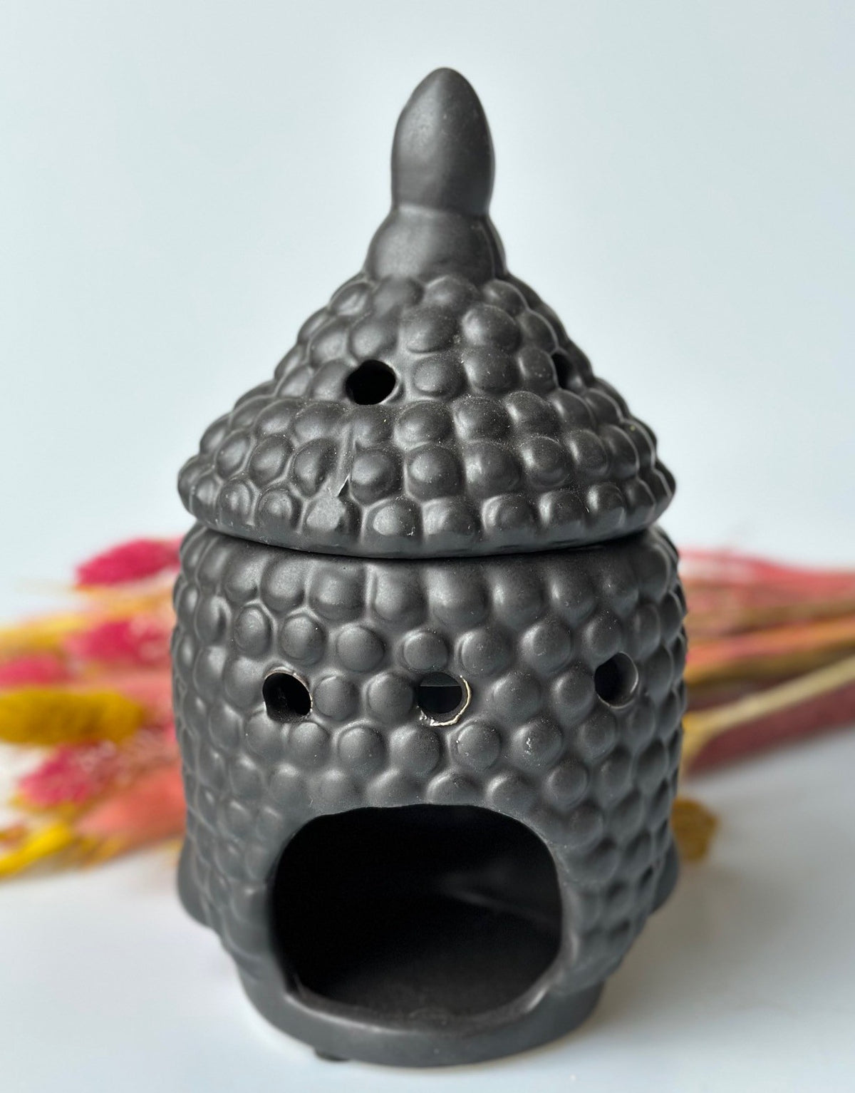Aromalampe Buddha hoved sort 2