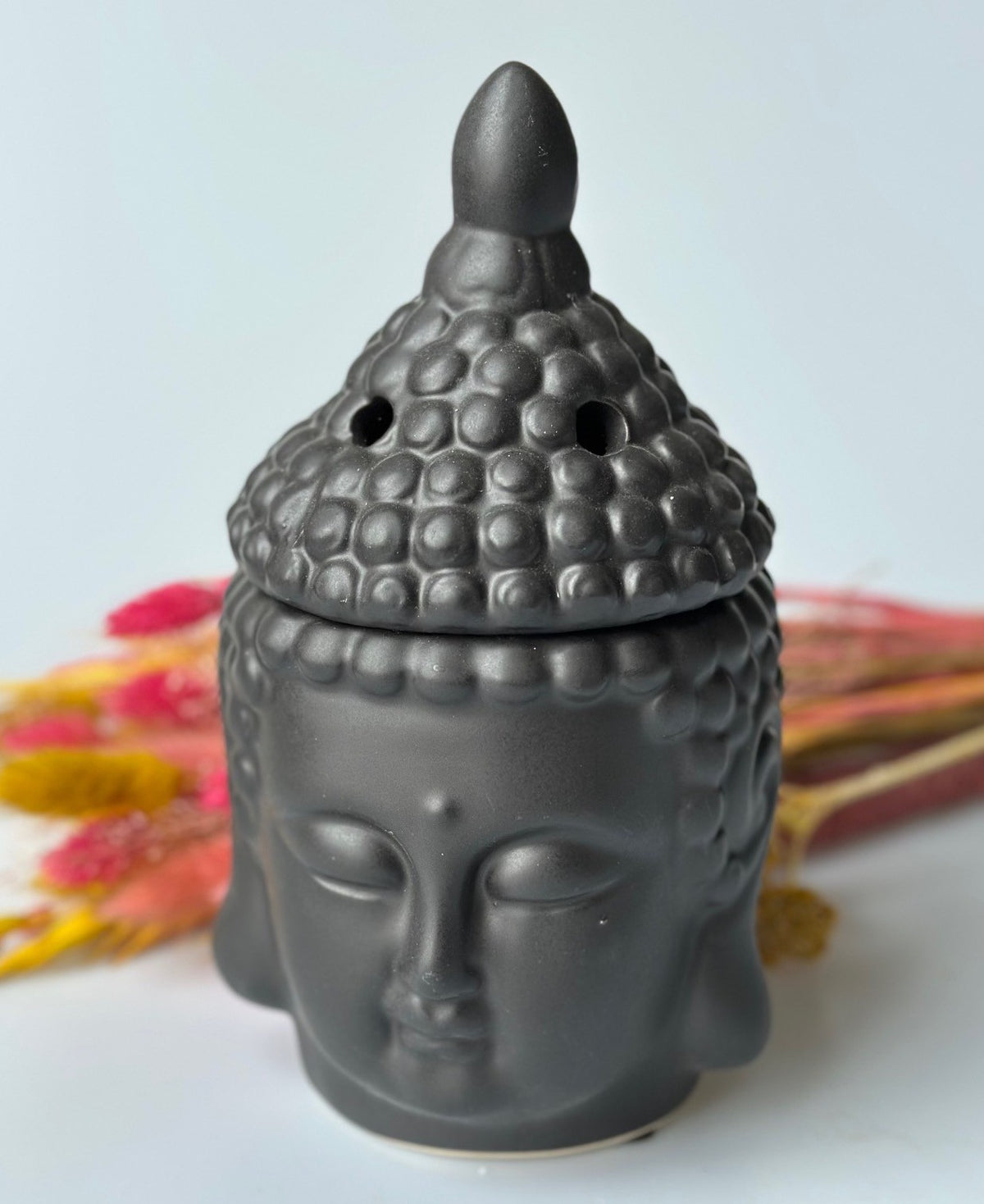 Aromalampe Buddha hoved sort 3