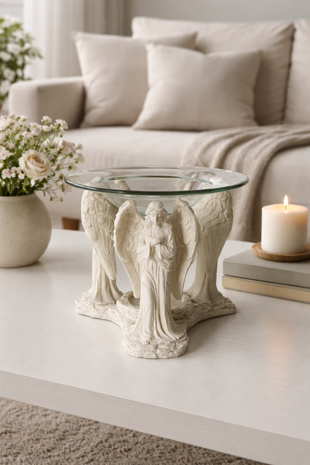 Aromalampe klassisk engle 1