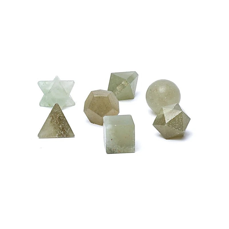 Aventurin hellig geometri 7 delt sæt 2