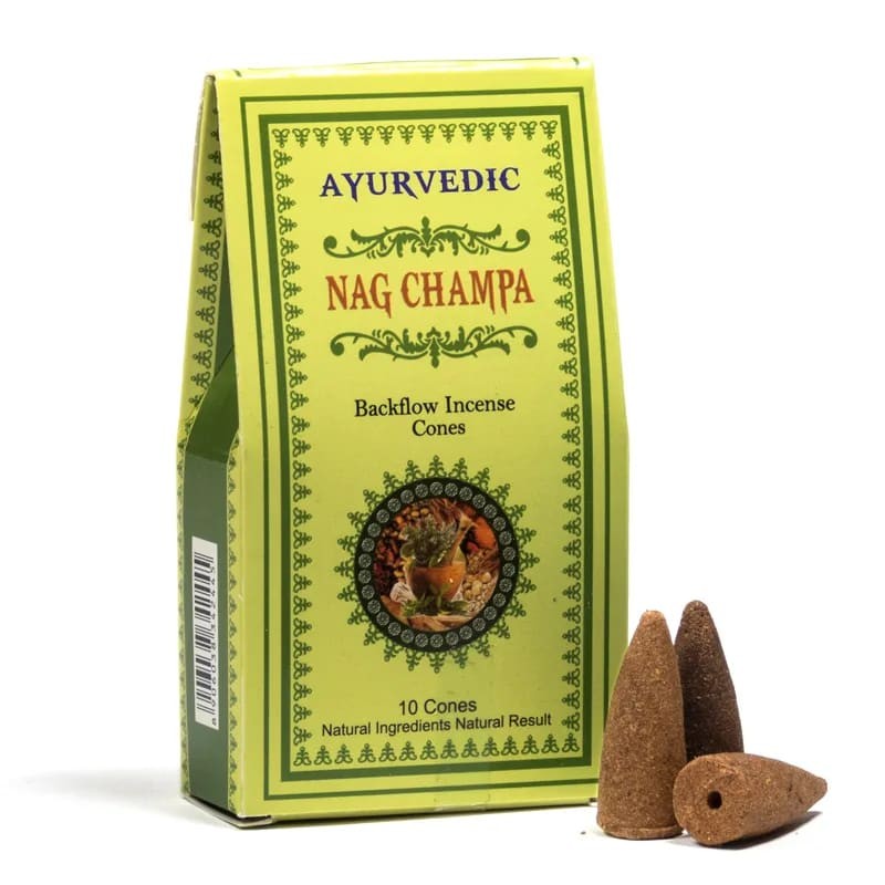 Ayurvedisk Nag Champa Reflux røgelseskegler
