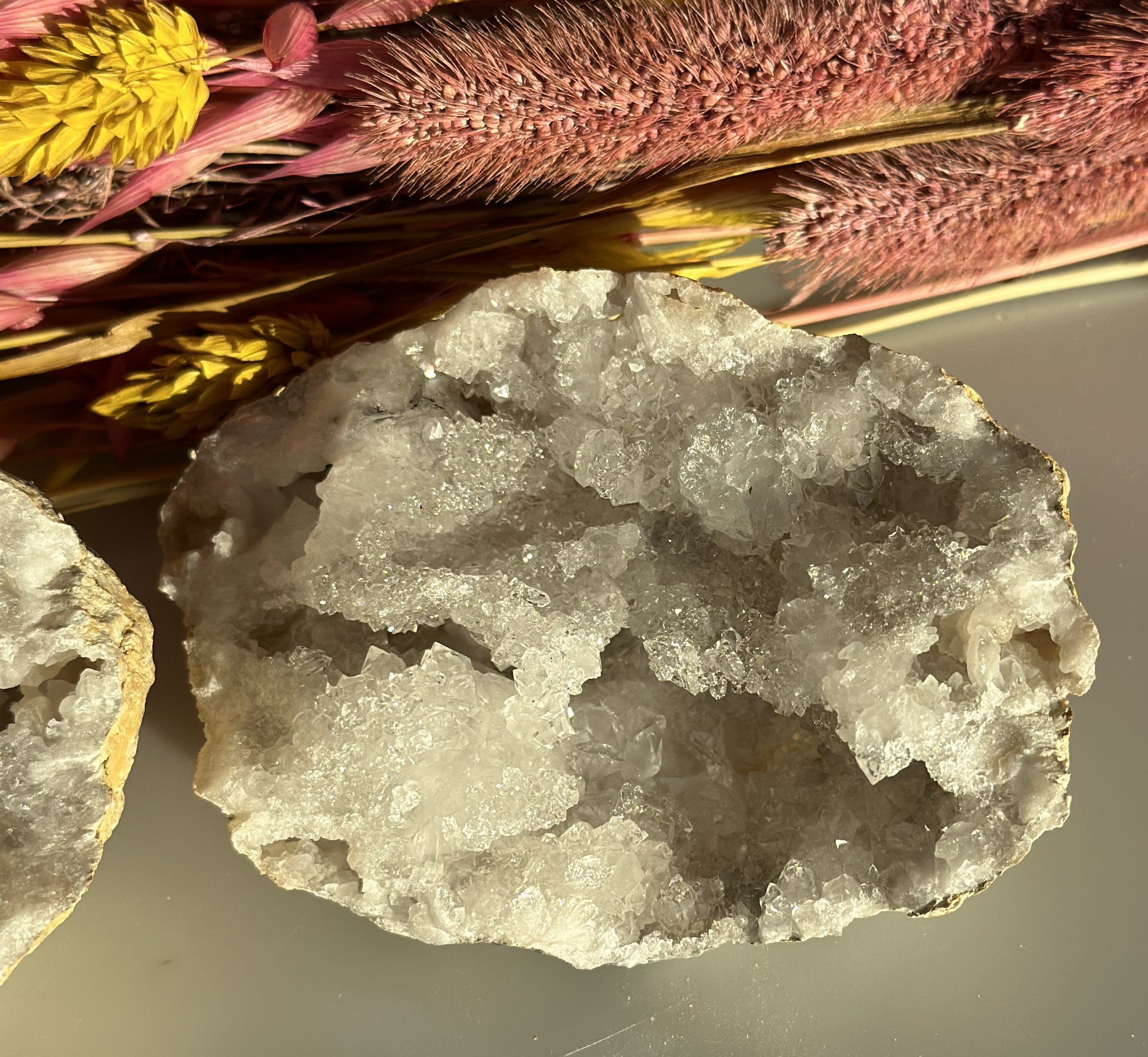 Bjergkrystal geode 2