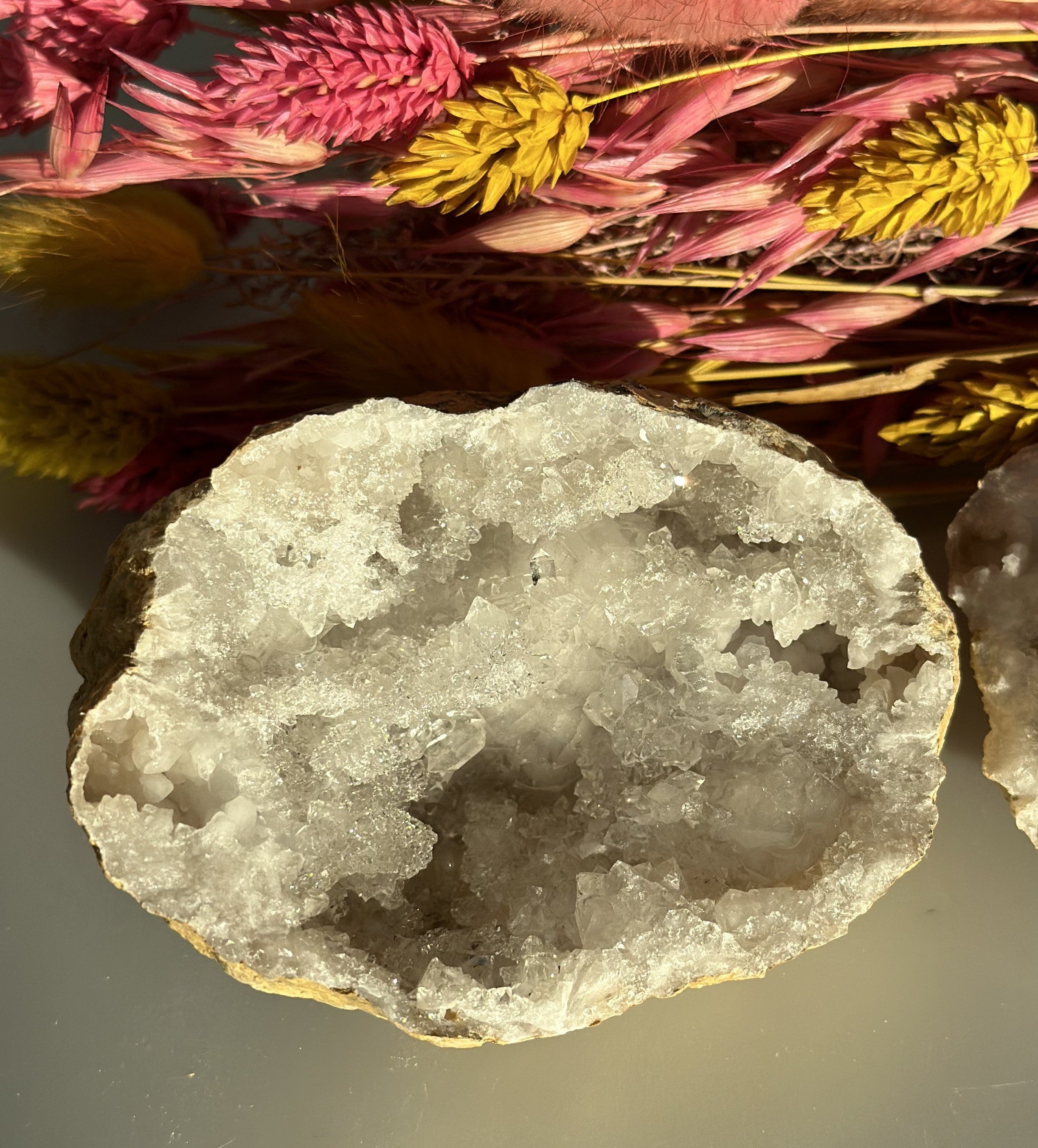 Bjergkrystal geode 3