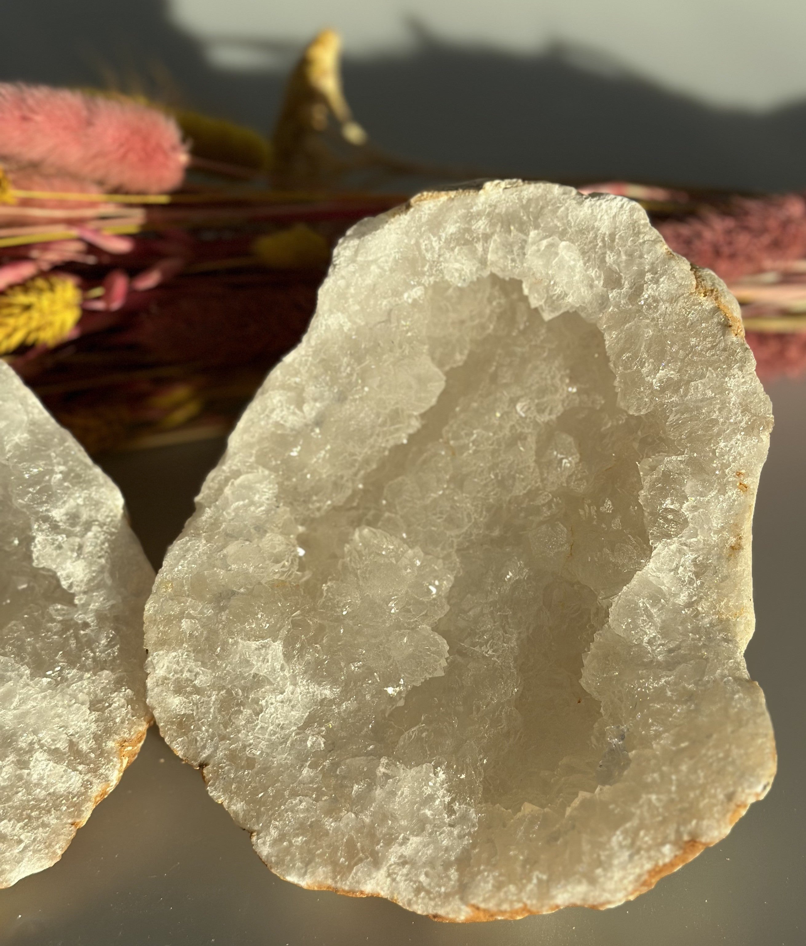 Bjergkrystal geode L 3