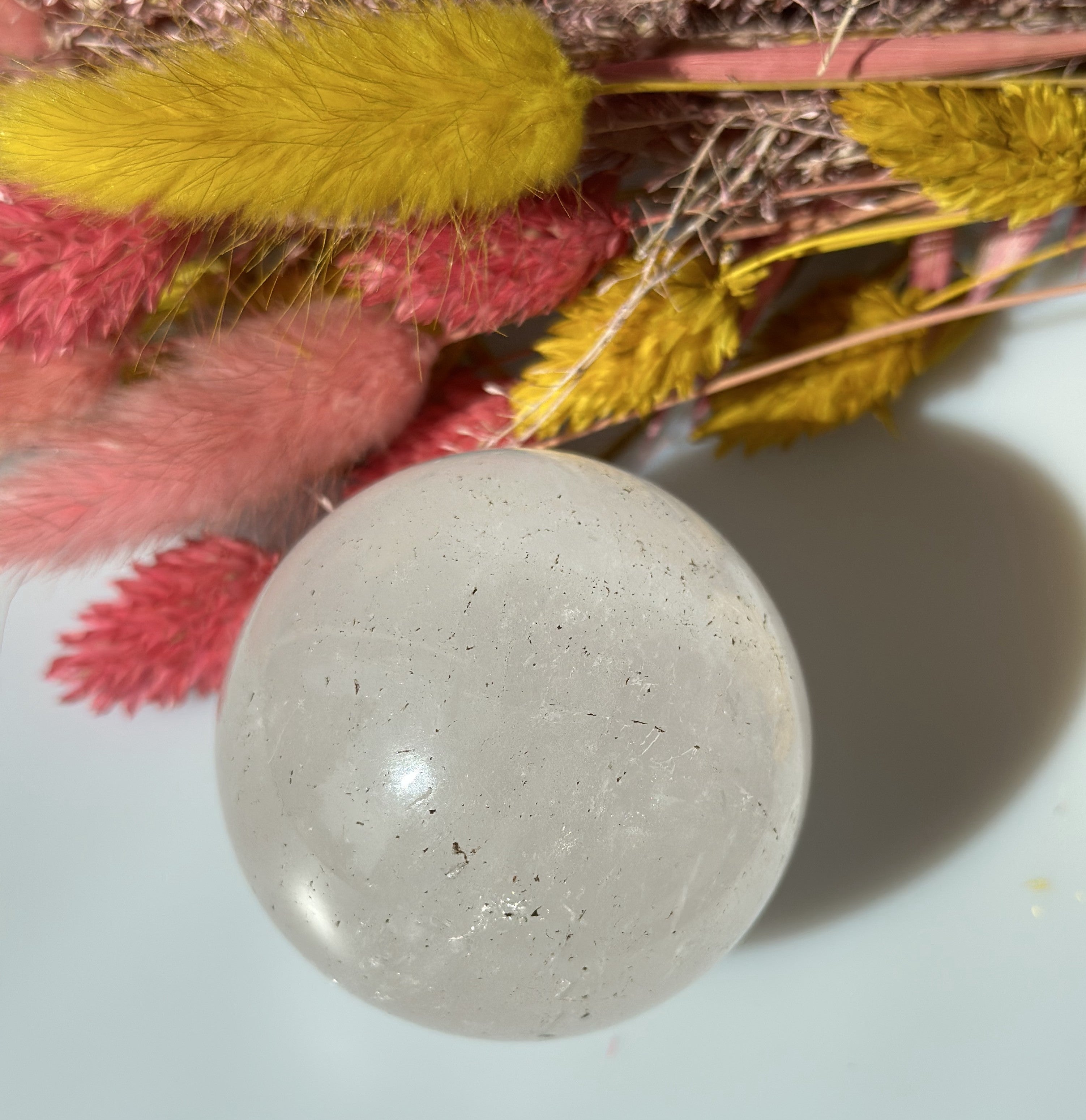 Bjergkrystal Kugle 6 cm