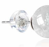 Bjergkrystal ørering 8mm 2