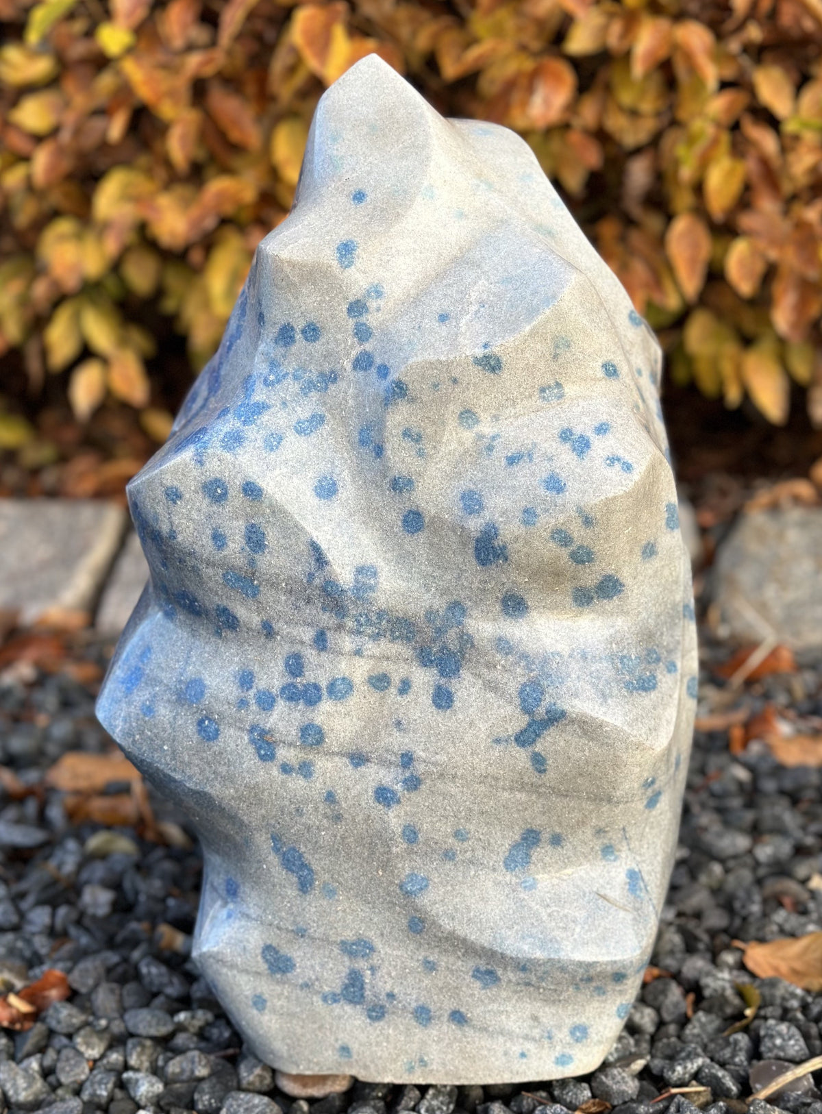 Blå kvarts flamme 23,9 kg 2