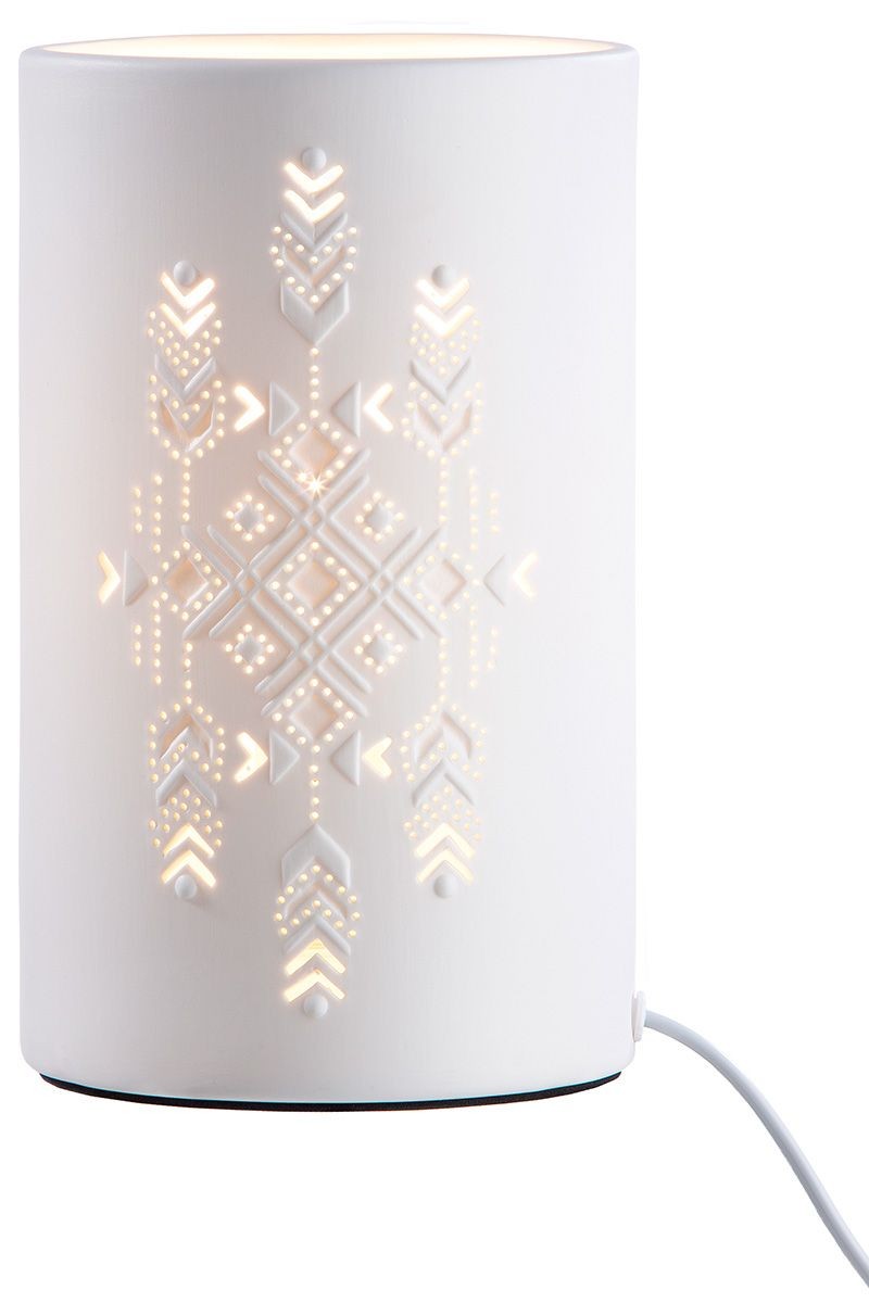 Bordlampe Graphic hvid 1